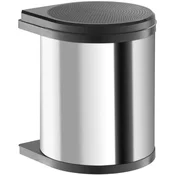 HAILO vgradni koš za smeti Mono 15 litrov, inox/črn