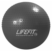 LIFEFIT Massage Ball gimnasticka lopta za masažu, 75 cm, tamno siva