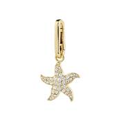 Pilgrim Obesek Starfish  zlata/transparentna