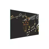 shumee STEKLENA DESKA ZA REZANJE 40x30 MUSIC