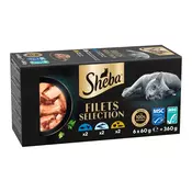 Sheba Filets 6 x 60 g - Mješovito pakiranje I (3 vrste)