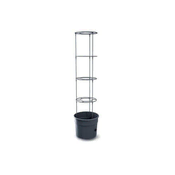 Prosperplast Lonec za rože 150515 Tomato pot, 29.5 cm, max. height: 115.2 cm, anthracite