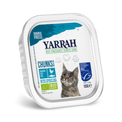 Ekonomično pakiranje: Yarrah zdjelice 12 x 100 g - Riba sa spirulinom - komadići u umaku