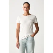 BOSS Majica C_Elove_5 50566827 Kremna Slim Fit