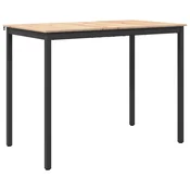 Vidaxl Barska miza Naravna 140 x 80 x 105 cm Masivno borovo les