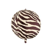 PartyDeco Folijski balon - Zebra črte 50 cm