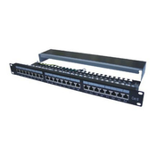 DATACOM Patch panel 19 STP 24 ports CAT6 LSA 1U BK (3x8p)/VL