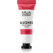 MUA Makeup Academy Blushed tekoče rdečilo odtenek Razzleberry 10 ml