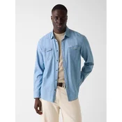 Guess Srajca 183286 Modra Classic Fit