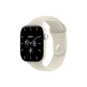 APPLE Watch Series 12 GPS + Cellular 46mm Pearl White Ceramic Case with Sand Sport Band - M/L (MJH24WF/A)