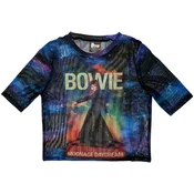 David Bowie Majica Moonage 11 Fade Ladies Blue XL