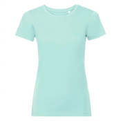 Light blue womens t-shirt Pure Organic Russell