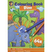Bojanka Grafix Colouring - Dinosaur, ?5, 64 stranice