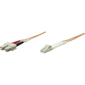 Intellinet Priključni kabel iz optičnih vlaken [1x LC-vtič - 1x SC-vtič] 62,5/125µ multi-način OM1 3 m Intellinet