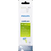 Philips Sonicare W2 Optimal standardni nastavek za zobno ščetko Medium (HX6064/10) 4 kosi bela