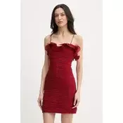 Guess Cocktail obleka W6RK80 WI342 Rdeča Classic Fit