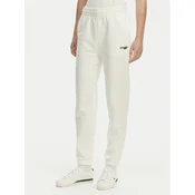 Lacoste Spodnji del trenirke XF7604 Bela Regular Fit