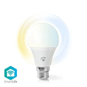 Nedis WIFILW10WTB22- Wi-Fi pametna LED žarnica | B22 | A60| 9 W | 800 lm | hladno bela/toplo bela, F