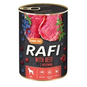 shumee Rafi mokra hrana za pse z govedino, konzervirana, 400 g