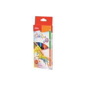 DELI Drvene bojice dvobojne EC00520, 12 komada