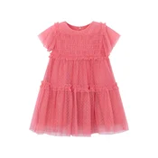Mayoral Elegantna obleka 3917 Koral Regular Fit