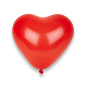 Mali baloni u obliku srca - Crvena