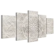 shumee Slika na italijanskem platnu 100 x 50 cm pentaptih - boho stil - ozadja in vzorci Slika na italijanskem platnu 150 x 75 cm pentaptih - boho stil - ozadja in vzorci