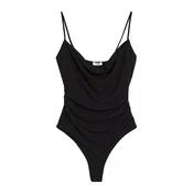Bershka Bodi majica črna