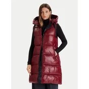 Save The Duck Brezrokavnik D80302W LOVE21 Bordo rdeča Regular Fit