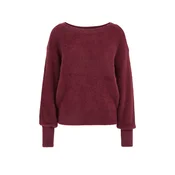 WE Fashion Pulover burgund