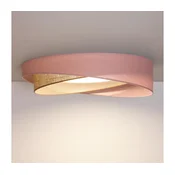 BRILAGI-LED Plafonsko svetlo VELVET TWIST LED/24W/230V 4000K precnik 55 cm ružicasto/bež.