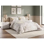 Posteljina od pamucnog satena AURORA WHITE s uzorkom Dimenzije posteljine: 2 kom 60 x 70 cm | 200 x 200 cm