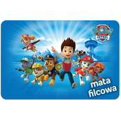Nickelodeon Podloga iz filca Nickelodeon, Paw Patrol, modra, 75x112 cm