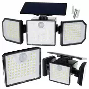 Solarna svetilka 167 LED 500lm s senzorjem gibanja in daljinskim upravljalnikom 82579