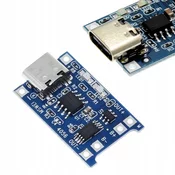 Rosfix Polnilnik za LI-ION baterije z USB tip C 5V 1A z zaščito, (21656597)