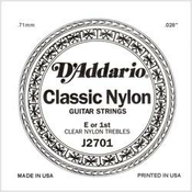 DADDARIO STRUNA kitara NYLON 1-E J2701