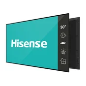 50 inca 50DM66D 4K UHD 500 nita Digital Signage Display - 24/7 Operation
