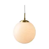 Halo Design 748341 - Luster na sajli CANDY 1xE27/25W/230V O 20 cm krem/mesing