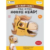 Fiesta Crafts Kreativni komplet 3D maska Konj