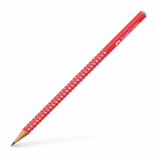 FABER CASTELL Grafitna olovka HB 118240 Sparke candy cane red