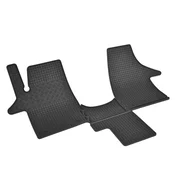 Rubber car mats VW Transporter T5 2003-2015 (2 seats, tunnel)