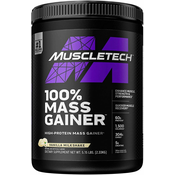 MuscleTech 100% Mass Gainer 2330 g vanilijev milkshake