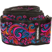 Dunlop JH28 Hendrix Blacklight Love Drops Tekstilni kitarski pas Pink