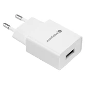 slomart omrežni polnilec 1xusb sc100 1a bela