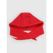 24 Colours 130816 Knitted Hood Scarf red