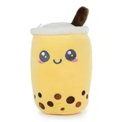 KAWAII BUBBLE TEA rumena plišasta igrača 22cm