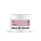 NAILSOFTHEDAY Podlaga za prekrivanje NOVO 08 - polprozorna podlaga v barvi kapučina, 30 ml