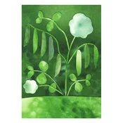 Plakat 50x70 cm Peas in Bloom – Anna Ravn Bjorn – The Poster Club