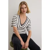 Trendyol ženska bluza Twoaw27Bz00111, višebojna prugasta