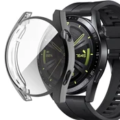 GS Ovitek 2 v 1 z zaščitnim ovitko za Huawei Watch GT 3 42 mm, črn